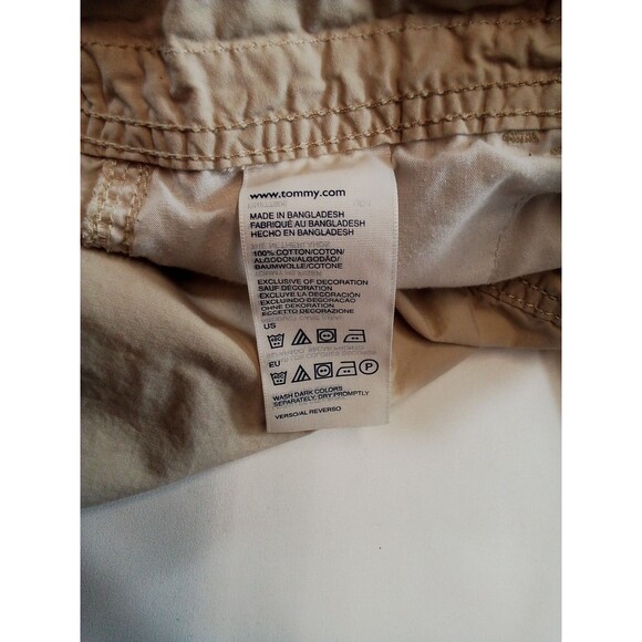 Women's Tommy Hilfiger‎ Women's Cargo Khaki Capris Pants Size 16 - Picture 7 of 16